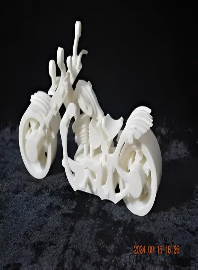 3D CRAFT Decorative Motorcycle Model, Die-Cast Plastic, Chopper Style,Figure Toy,Multicolor - Image 5